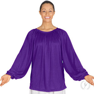 Purple Plus Size Humble Servant Top (13673P)