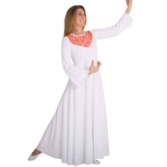 Lace Insert Dress (625) Discontinued