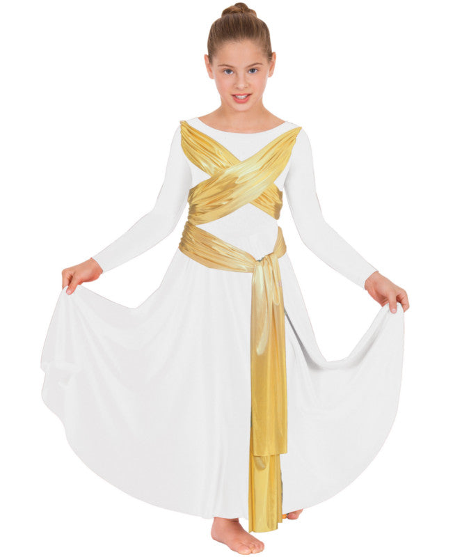 Child Guiding Light Sash Dress (14124C) (Discontinued)