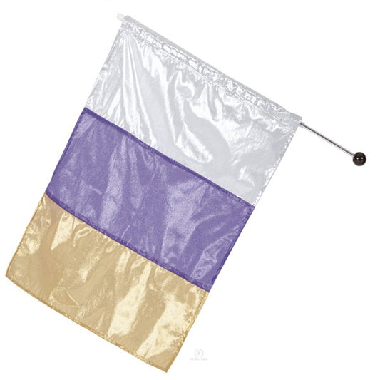 Metallic Tricolor Flag (13FLM)
