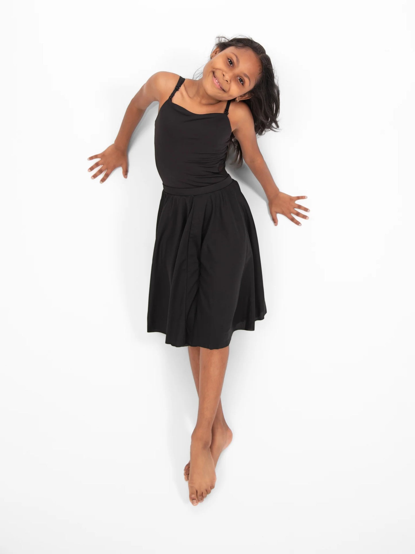 Girls Dance Below-The-Knee Circle Skirt (0511)