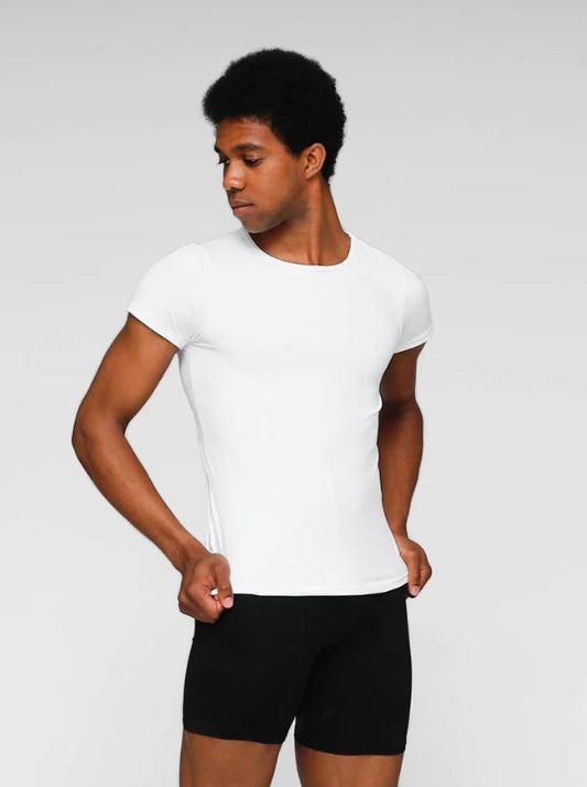 Mens Short Sleeve Snug Fit Top (M400)