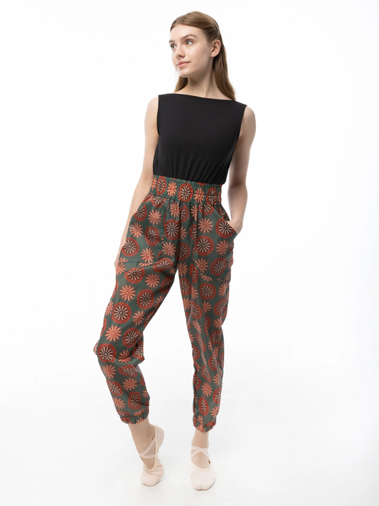 Fall Square Back Pant Romper (6010A-FL)