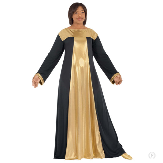 14820_blk gold_praisedress_front