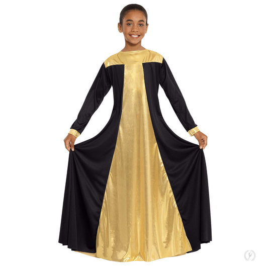 14820c_blk gold_praisedress_front