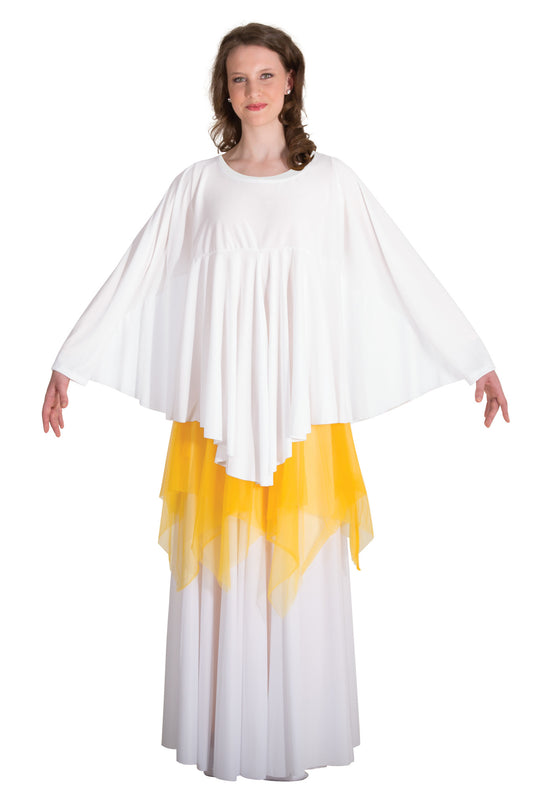 White Adult Plus Angel Wing Pullover (568XX)