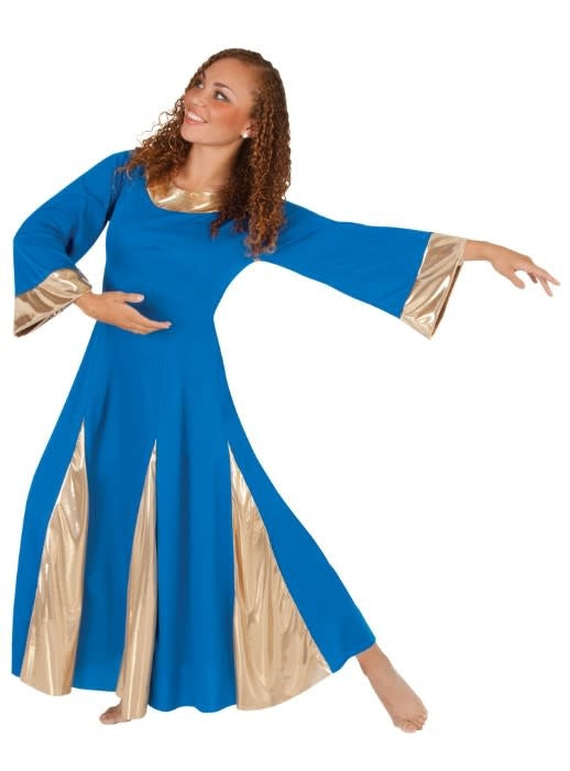 Royal and Gold Adult Plus Size Praise Robe (575XX)