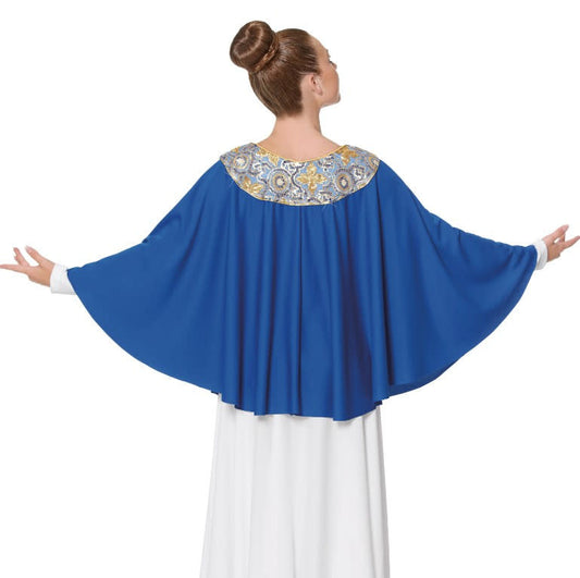 Royal and Gold Adult Tabernacle Praise Cape (81117)