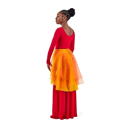 Adult Sunset Skies 3 Tier Wrap Skirt (B2133)