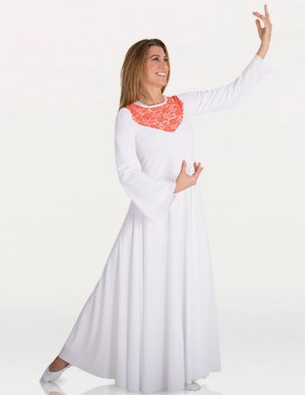 Lace Insert Dress (625) Discontinued