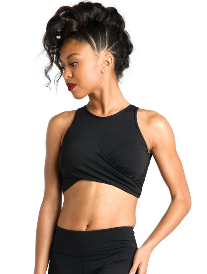 Crop Top with Twisted Draping (19300A) (Discontinued)