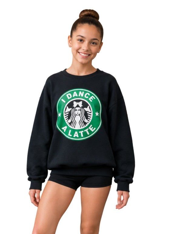 Child "I Dance A Latte" Sweatshirt (26319C)
