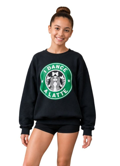 Child "I Dance A Latte" Sweatshirt (26319C)