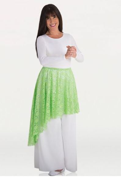 Child Lace Asymetrical Skirt (0627) Discontinued