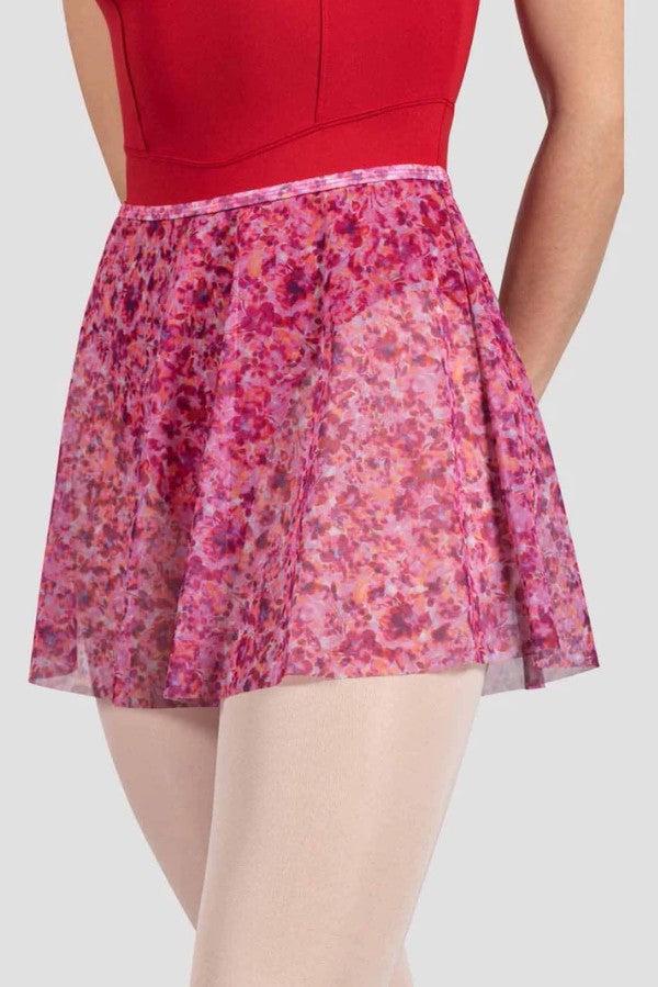 Ladies Bell Flower Printed Skirt