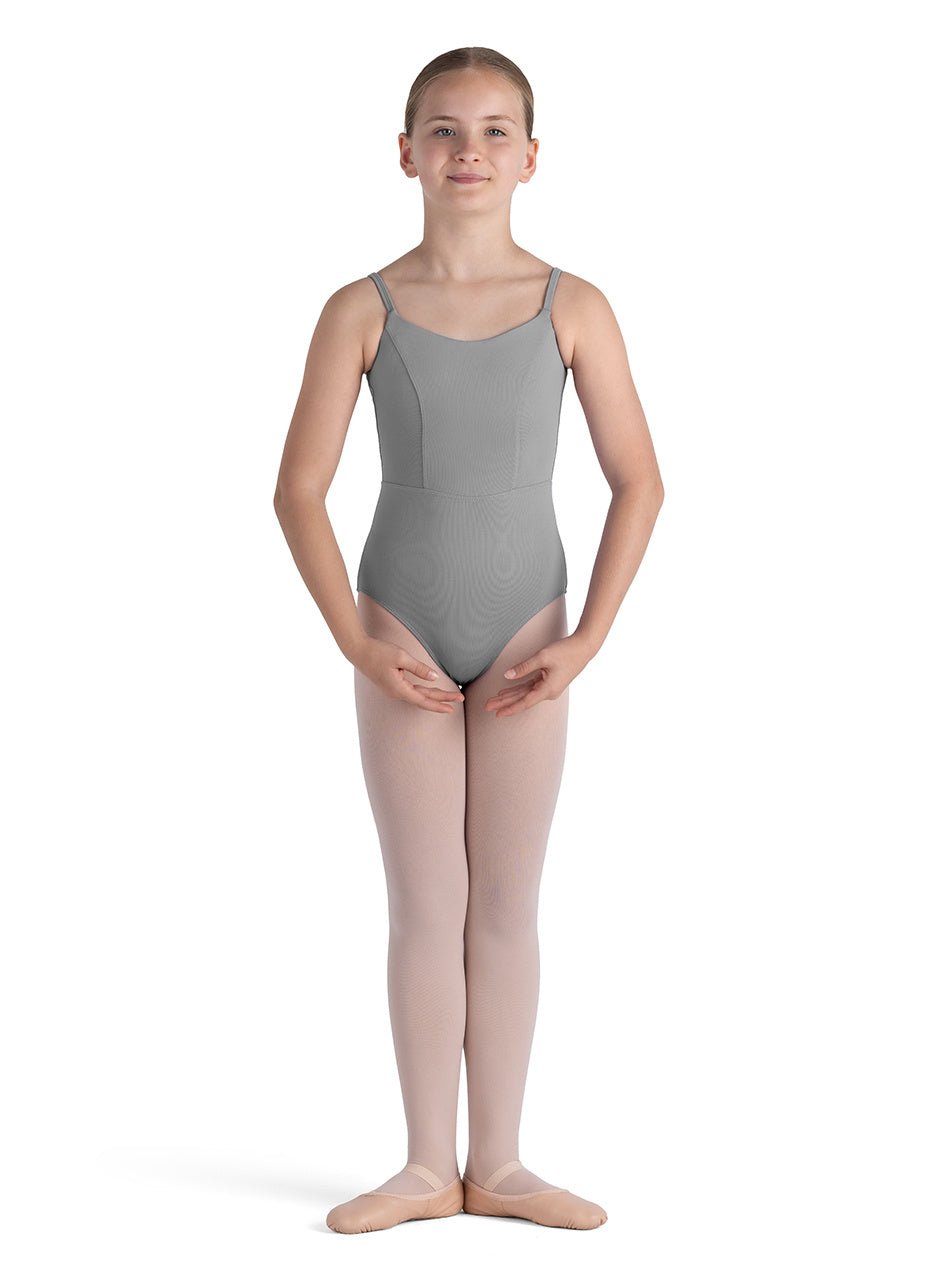 Grey Child Double Scoop Camisole Leotard (CL4207)
