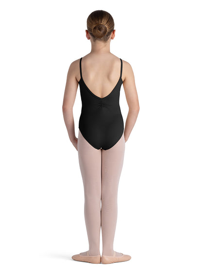 Black Child Gather Camisole Leotard (CL4257) - Back