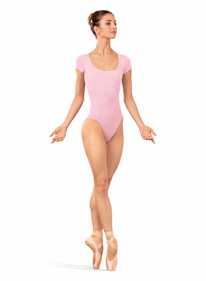 Scoop Neck Open Back Cap Sleeve Leotard (LB5262)