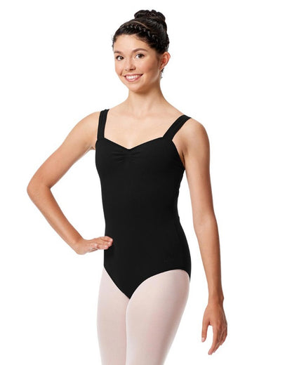 Pinch Front Wide Strap Leotard (LUB260)