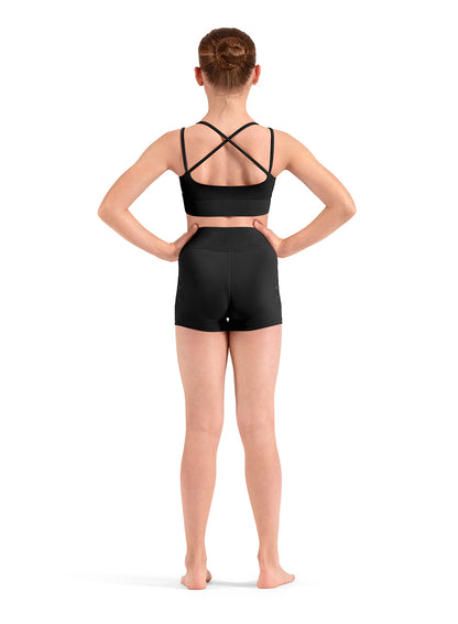 Embroidered High Waist Shorts (M90009C)