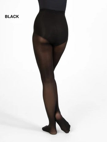 Adult Value TotalSTRETCH Knit Waist Footed Tights (A80)