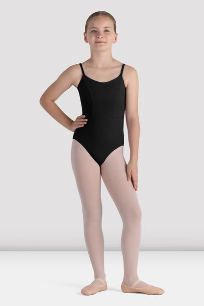 Black Child Double Scoop Camisole Leotard (CL4207)