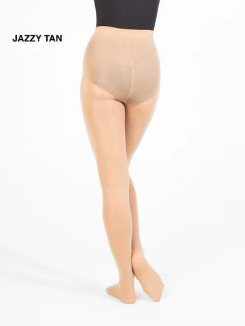 Adult Value TotalSTRETCH Knit Waist Footed Tights (A80)