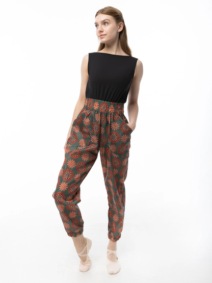 Fall Square Back Pant Romper (6010A-FL)