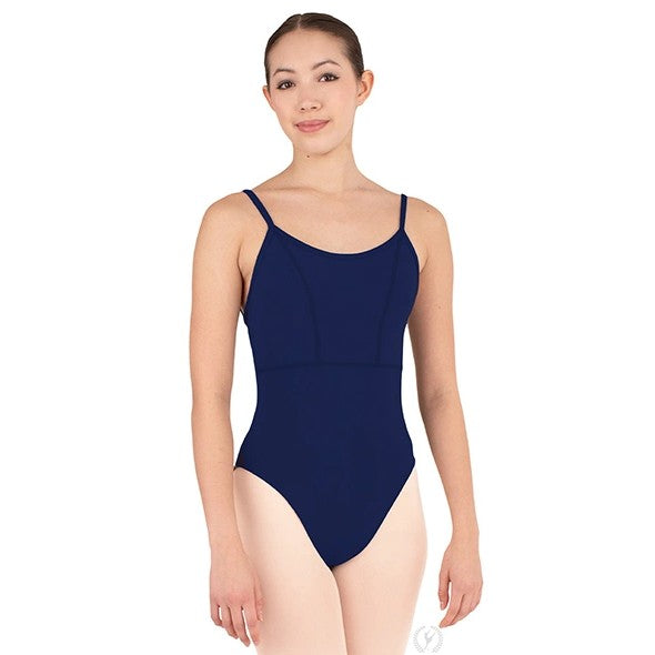 Navy Princess Empire Waist Camisole Leotard
