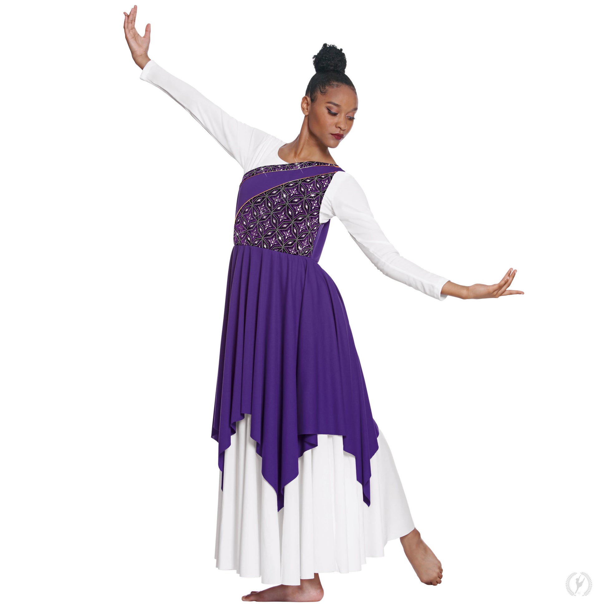 Adult Divine Royalty Tunic (85567) Purple/Purple / 2X/3X Adult Divine Royalty Tunic (85567) Purple/Purple / 2X/3X