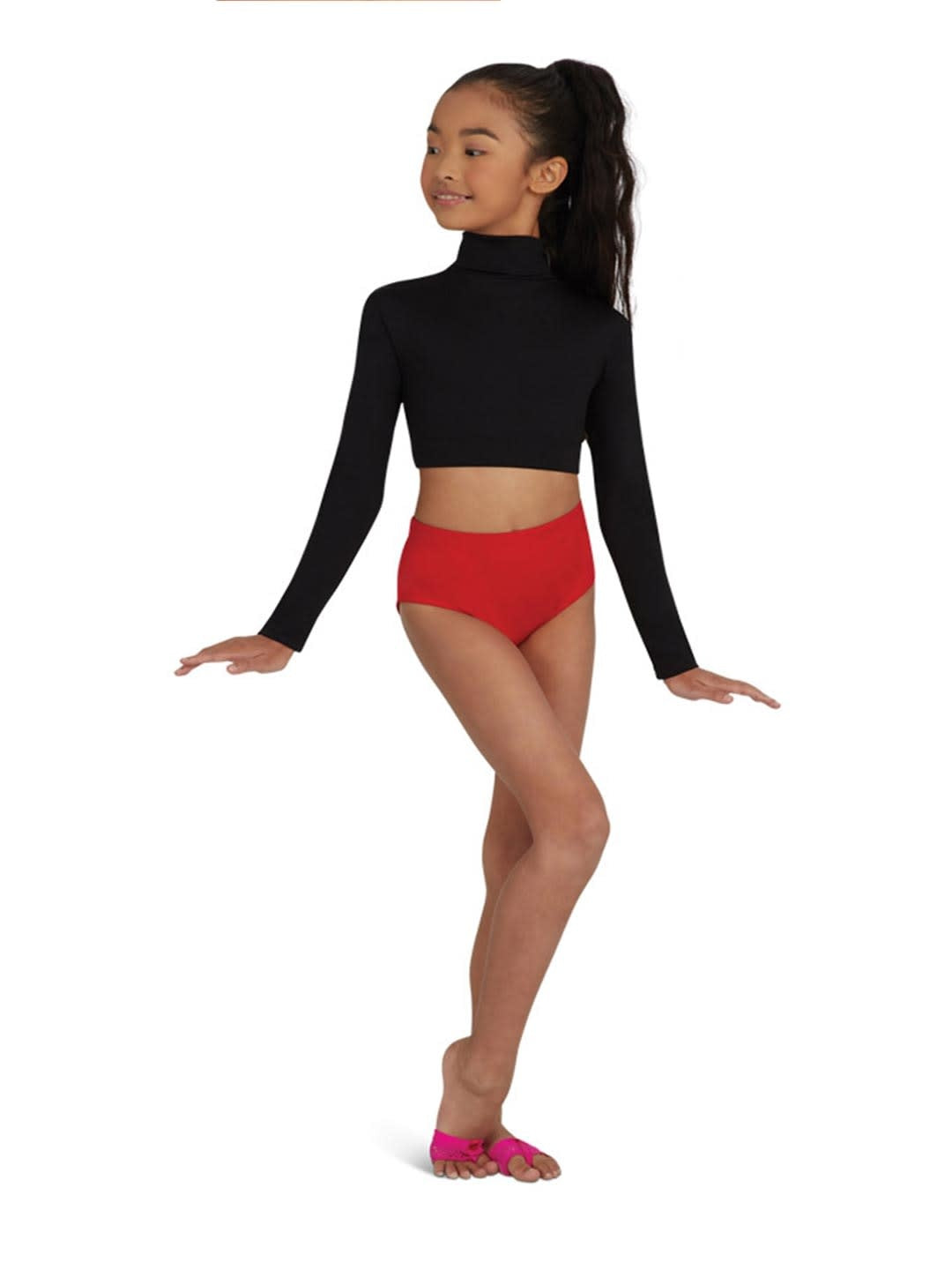 capezio_brief_girls_red_tb111c_f