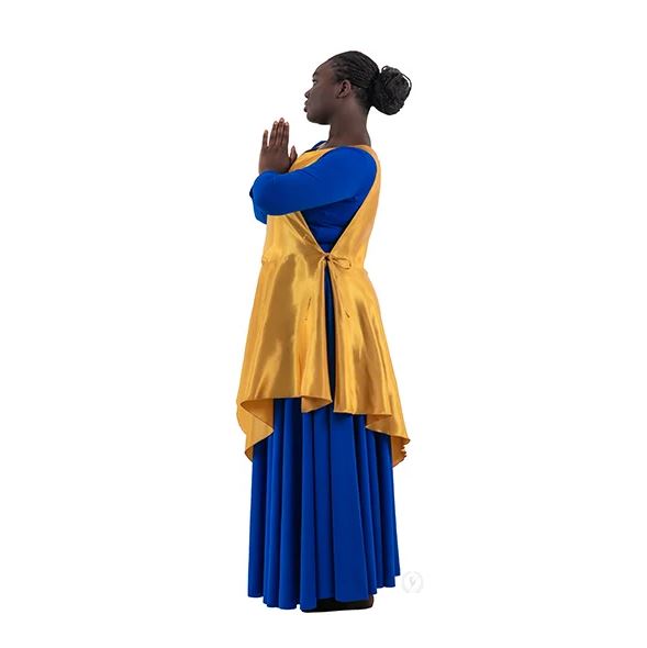 Child Rose of Sharon Satin Peplum Ephod (B1104C) Gold/Gold / One Size Child Rose of Sharon Satin Peplum Ephod (B1104C) Gold/Gold / One Size
