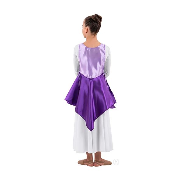 Rose of Sharon Satin Peplum Ephod (B1104)